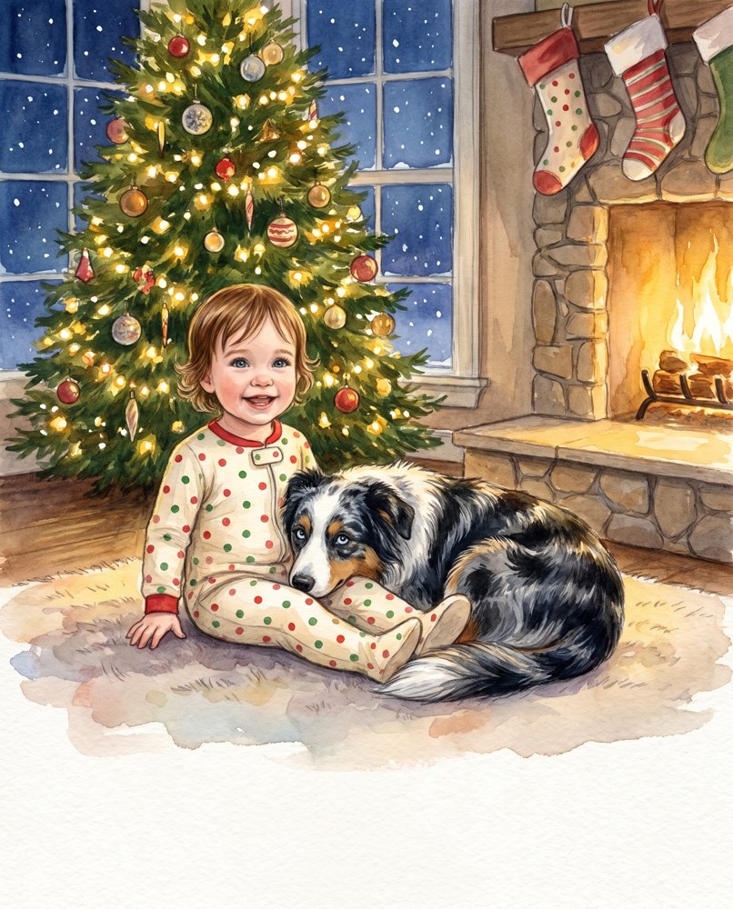 Personalized Christmas Storybook example